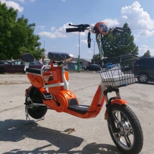 Електрически скутер с двойна седалка 500W 48V12AH - Orange