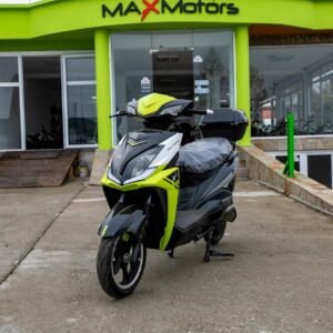 Електрически скутер OPAI, 72V, 3000W с CE сертификат и документи за регистрация WHITE/GREEN