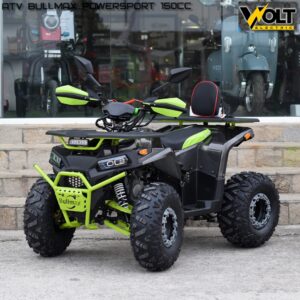 Бензиново ATV 150cc BULLMAX POWERSPORT, автоматик, теглич, големи 8" джанти, LED бар, цял стоп, GREEN