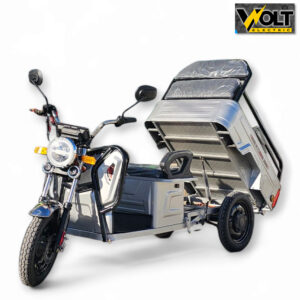 Електрическа cargo товарна триколка BULLMAX S-500, 60V, 20Ah, 500кг. товароносимост, сив металик