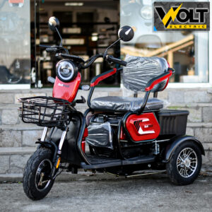 Електрическа триколка BULLMAX C1, 1500W, 20Ah, 8" гуми, червена