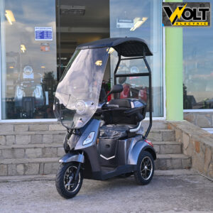 Електрическа триколка Bullmax B1 LED CE с покрив 1500W, 60V, 20Ah