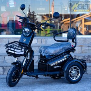 Електрическа триколка PUDDING PRO, Volt Electric, 1800W, 48V, 20Ah, черен цвят