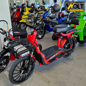 Електрически скутер- велосипед с педали 20" джанти, BULLMAX SNAKE, 750W, 48V, 20Ah, RED